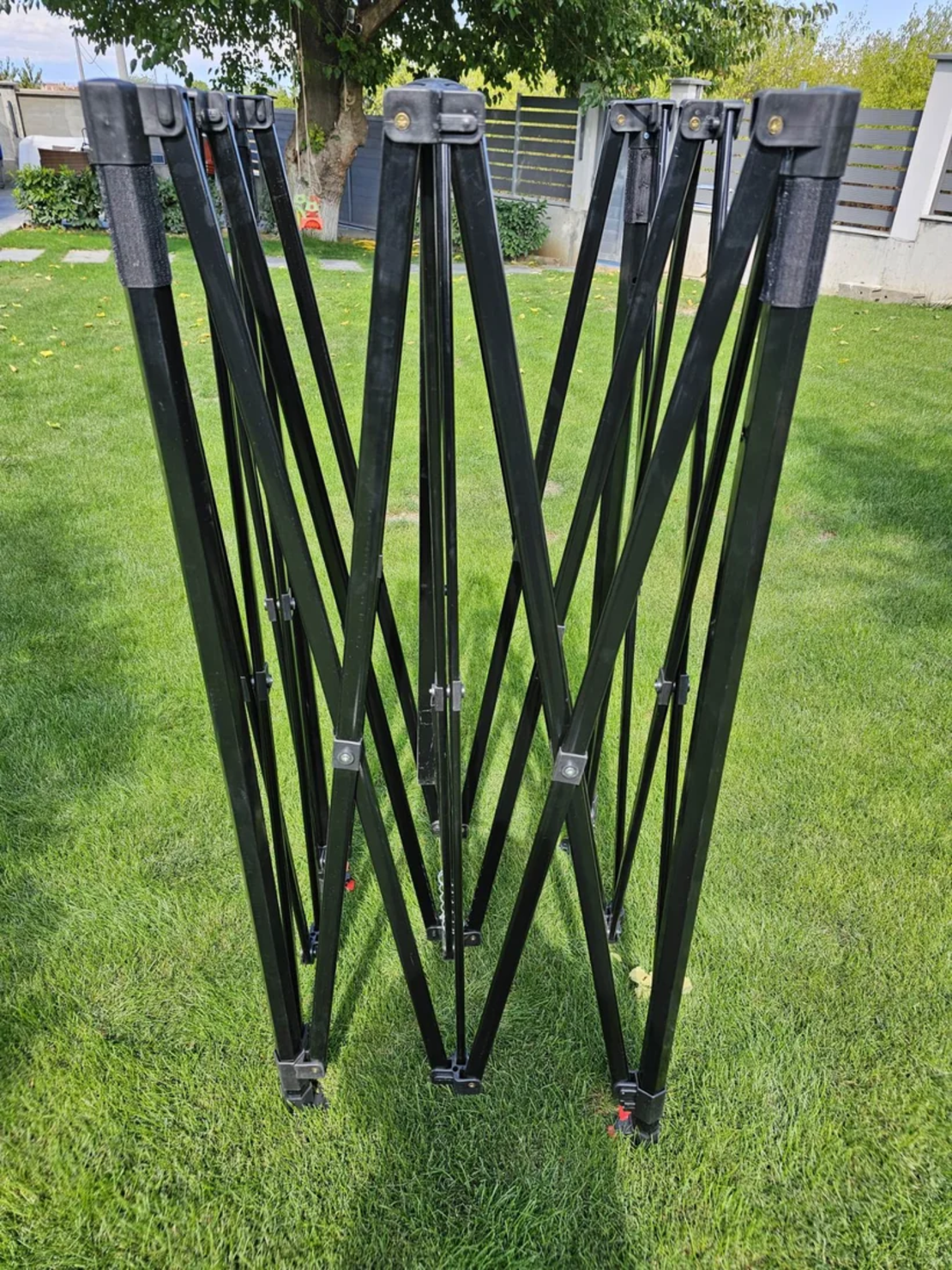 НЕМСКА Сгъваема Градинска Шатра Тип Хармоника + ЛЕД ФЕНЕР