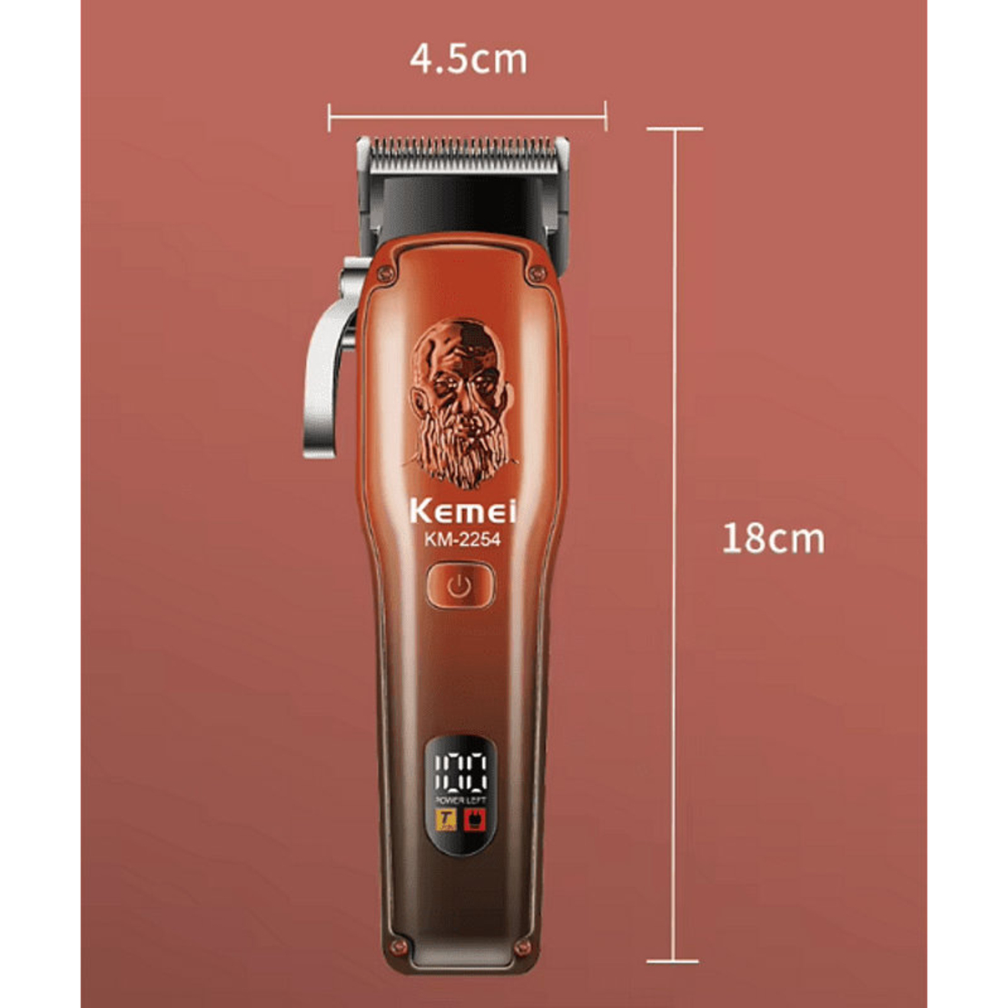 НЕМСКА Професионална Машинка За Подстригване Kemei KM-2254 5W