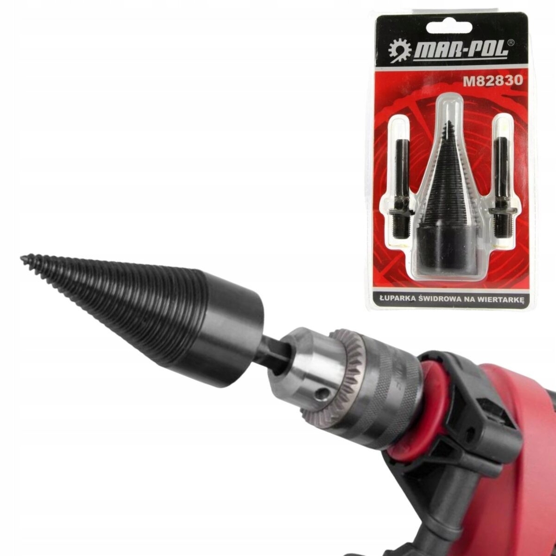 НЕМСКИ Конус за Цепене на Дърва 42мм Mar-Pol M82830 + ЛЕД ФЕНЕР