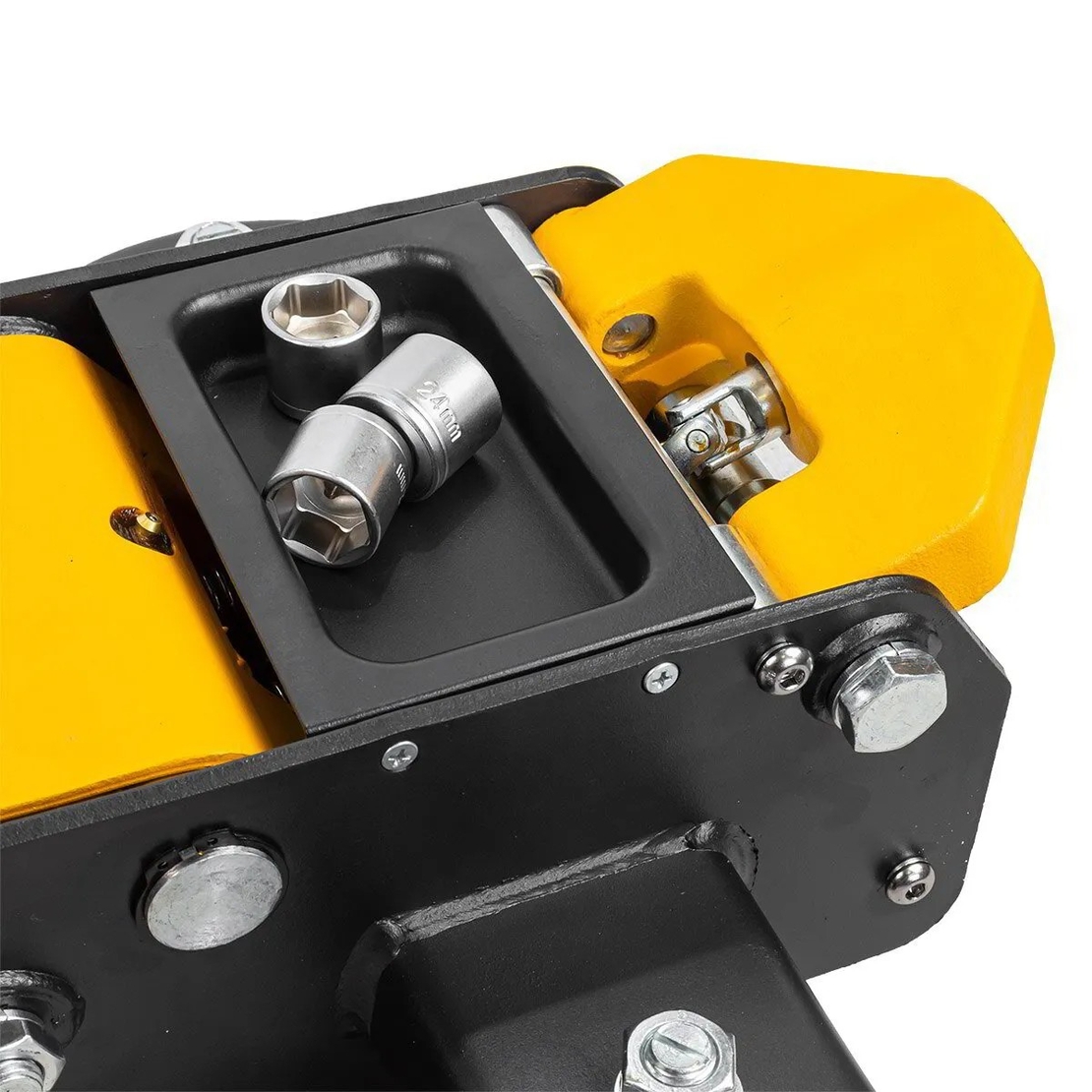 НЕМСКИ Нископрофилен Крик 1.5 тона 70-610мм JCB Крокодил до 1500кг + ЛЕД ФЕНЕР