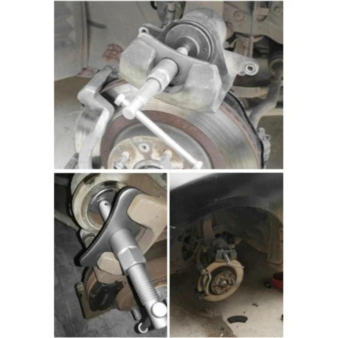 НЕМСКИ Комплект за Сваляне на Спирачни Цилиндри Смяна на Накладки 35 части KRAFTROYAL Спирачки + ЛЕД ФЕНЕР