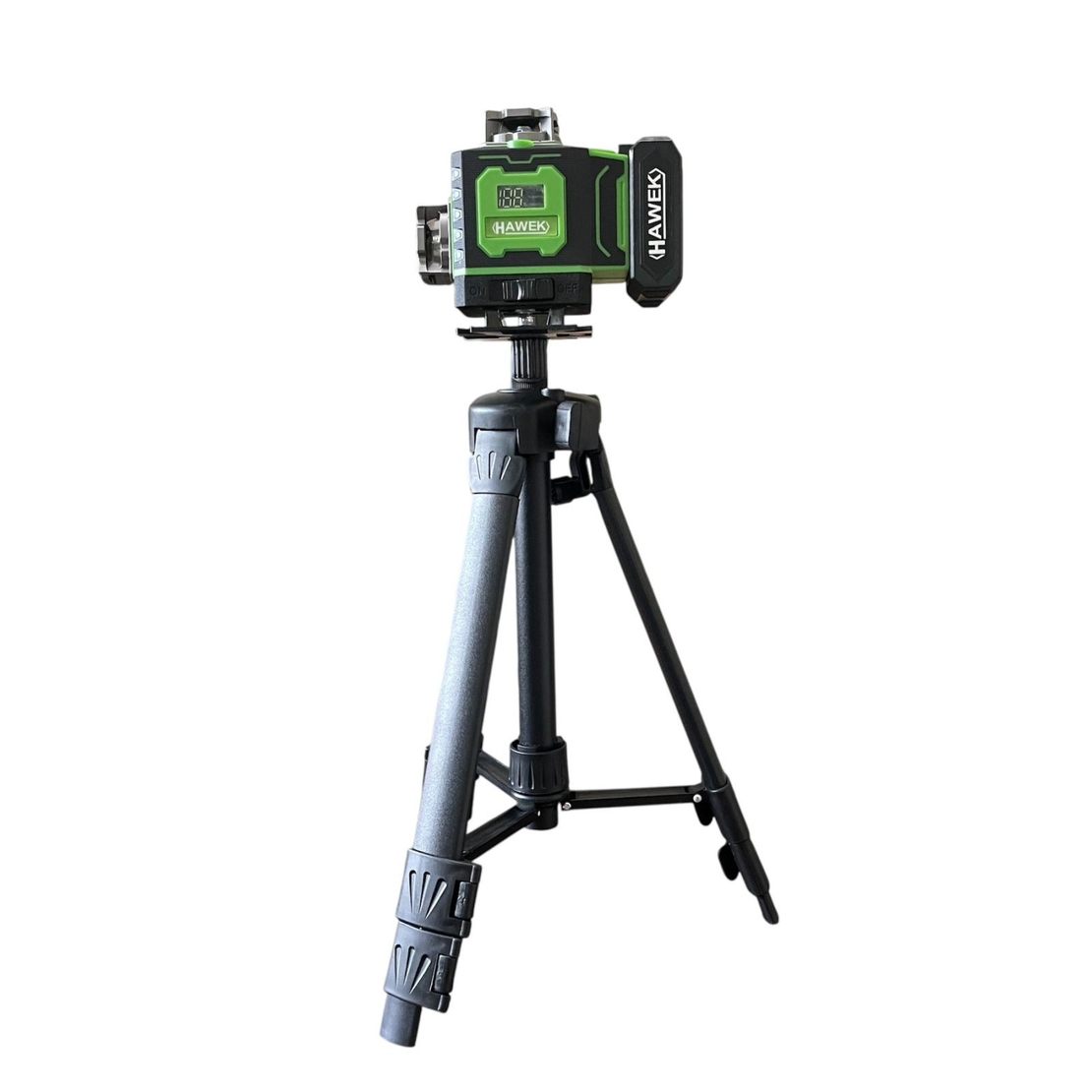 НЕМСКИ 4Д ЛАЗЕРЕН НИВЕЛИР ПРОФЕСИОНАЛЕН 4D 16 ЛИНИИ + ЛАЗЕРНА РОЛЕТКА HAWEK 50 МЕТРА + ЛЕД ФЕНЕР