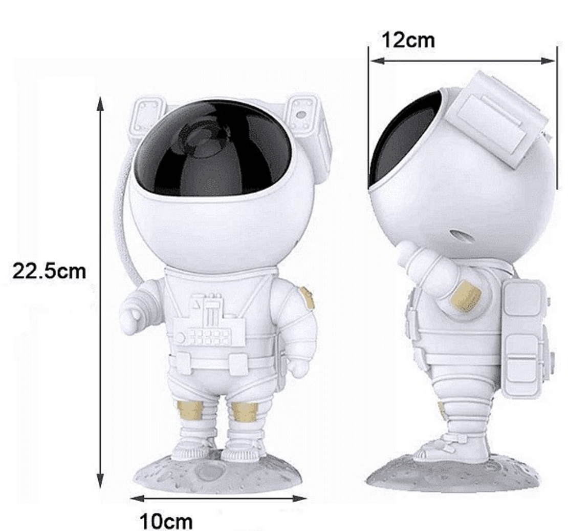 НЕМСКА Интерактивна играчка за прожектиране на космоса, Астронавт STARBOY, Таймер за изключване + ЛЕД ФЕНЕР