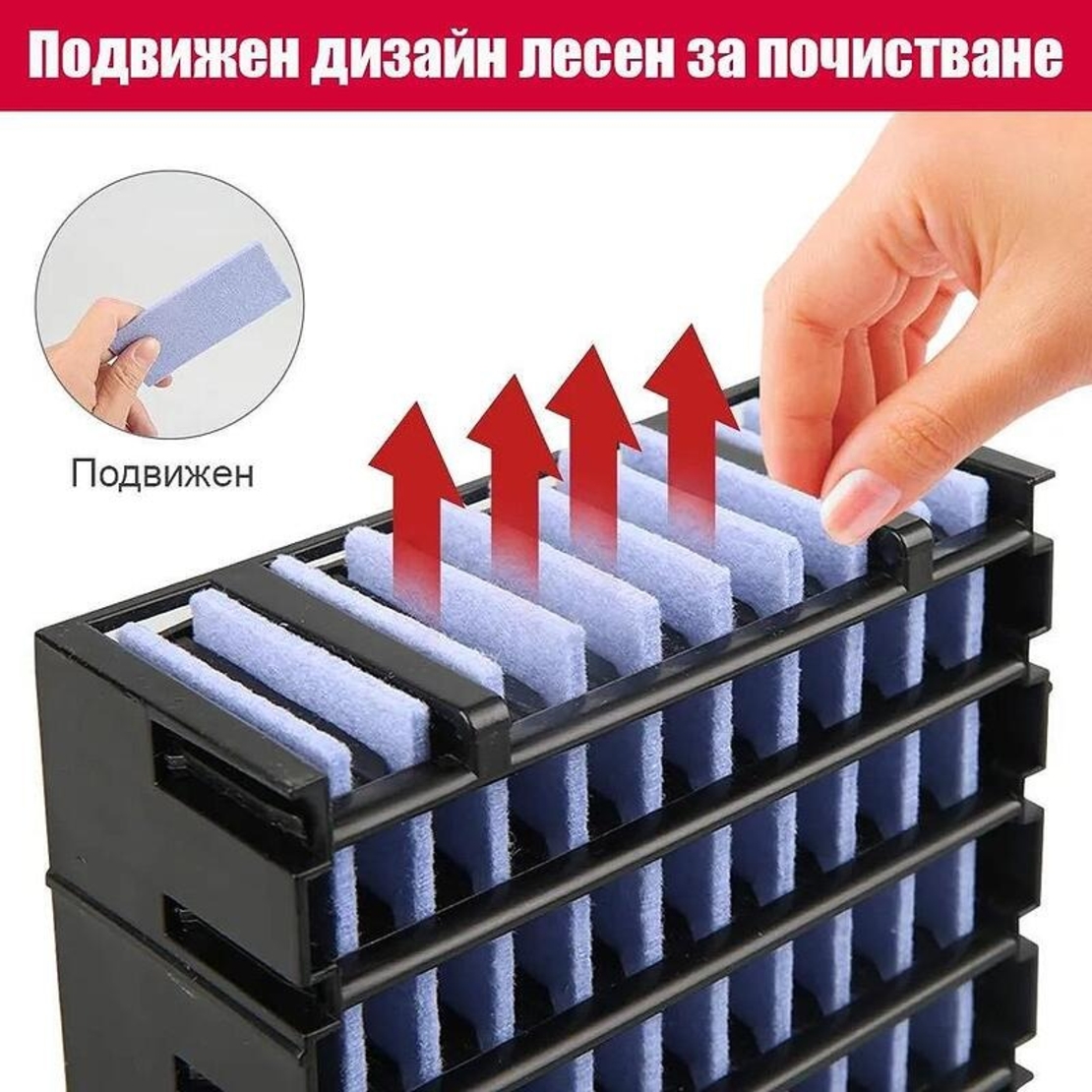 НЕМСКИ Arctic Air Ultra Охладител за стая с вентилатор 3в1 /Модел 2025/ + ЛЕД ФЕНЕР