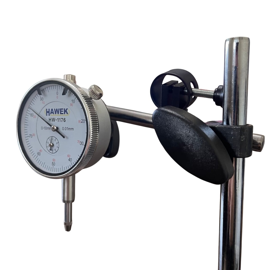 НЕМСКА Магнитна Стойка и Индикаторен Часовник HAWEK в куфар Полски + ЛЕД ФЕНЕР