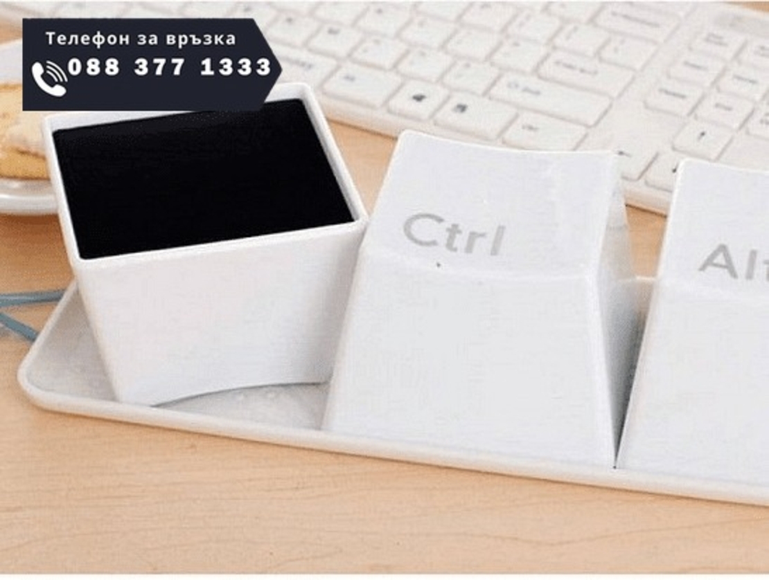 НЕМСКИ Комплект чаши CTRL ALT DEL + ЛЕД ФЕНЕР