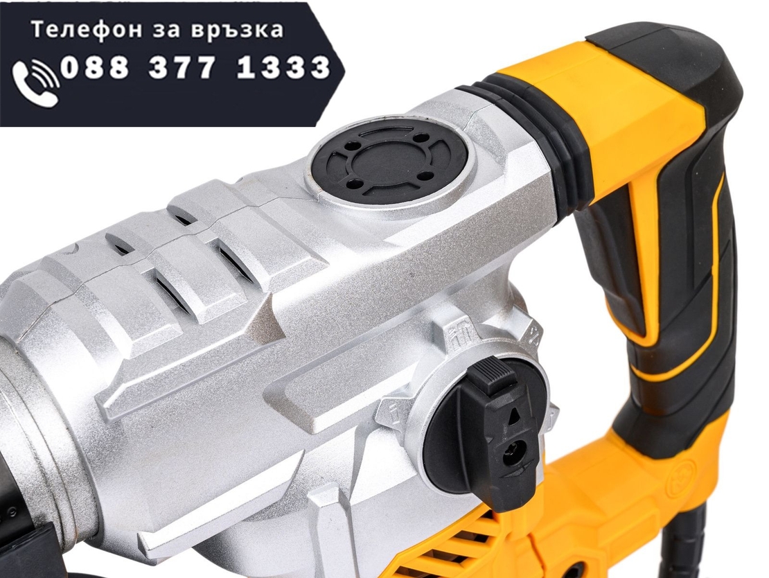 НЕМСКИ Електрически Перфоратор JCB RH1500-E 1500W SDS-plus 6J + ЛЕД ФЕНЕР