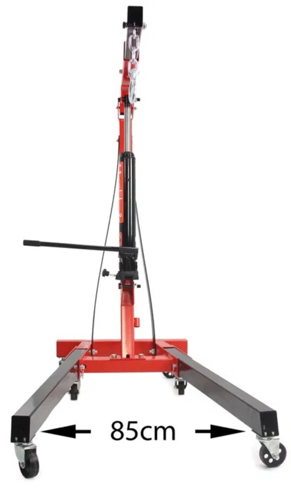 НЕМСКИ Кран за двигател 2 тона жираф + ЛЕД ФЕНЕР