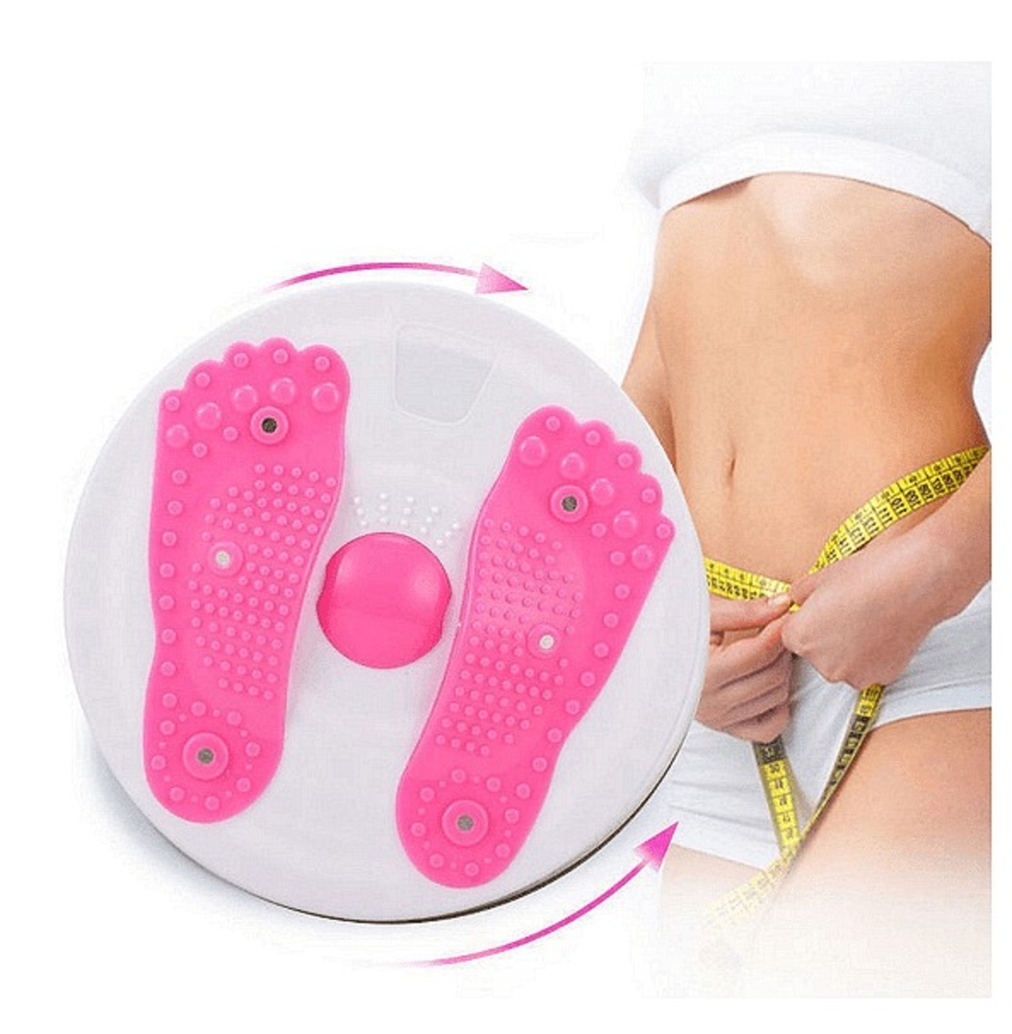 НЕМСКИ Комбиниран уред за масаж и фитнес, 3D масажираща постелка, Противоплъзгаща основа + ЛЕД ФЕНЕР.