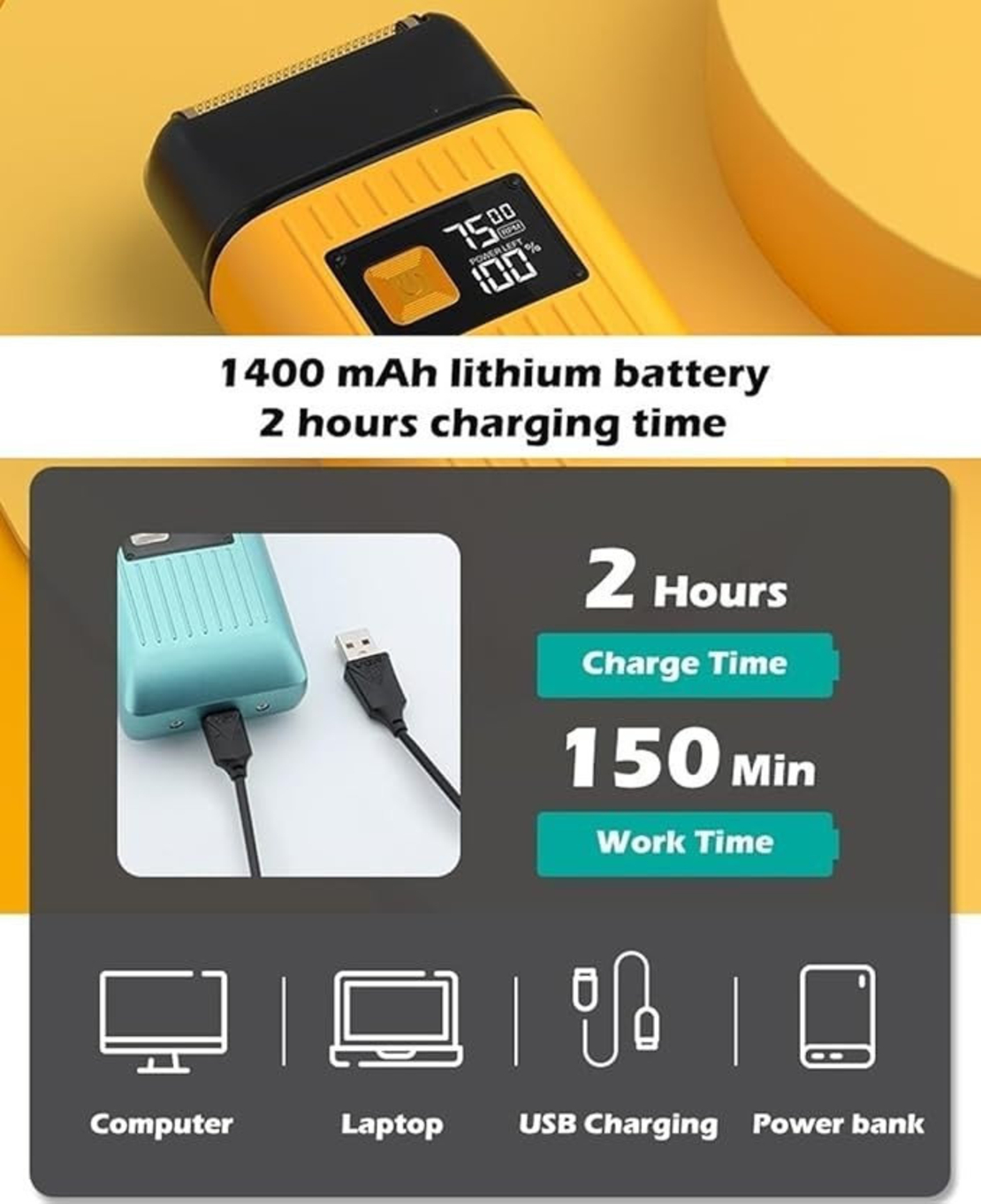 НЕМСКА Безжична Самобръсначка VGR 357