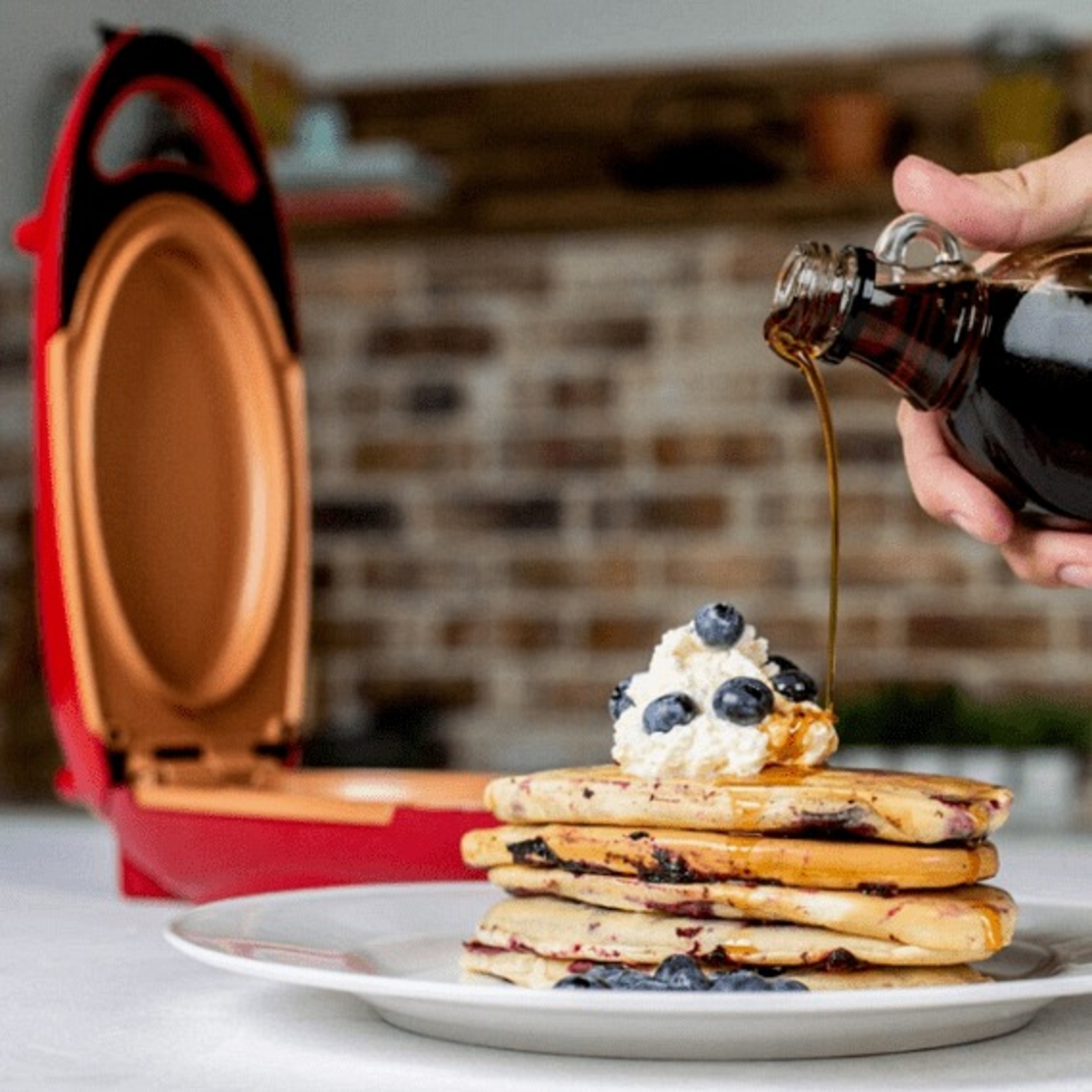 НЕМСКИ 5-минутен уред за готвене Red Copper + ЛЕД ФЕНЕР