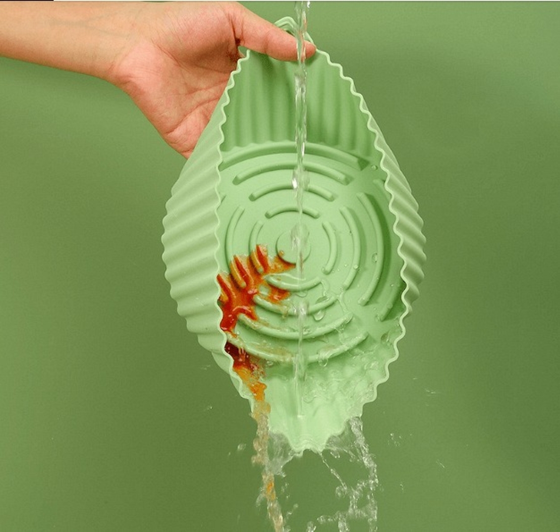 НЕМСКА Силиконова подложка за air fryer + ЛЕД ФЕНЕР