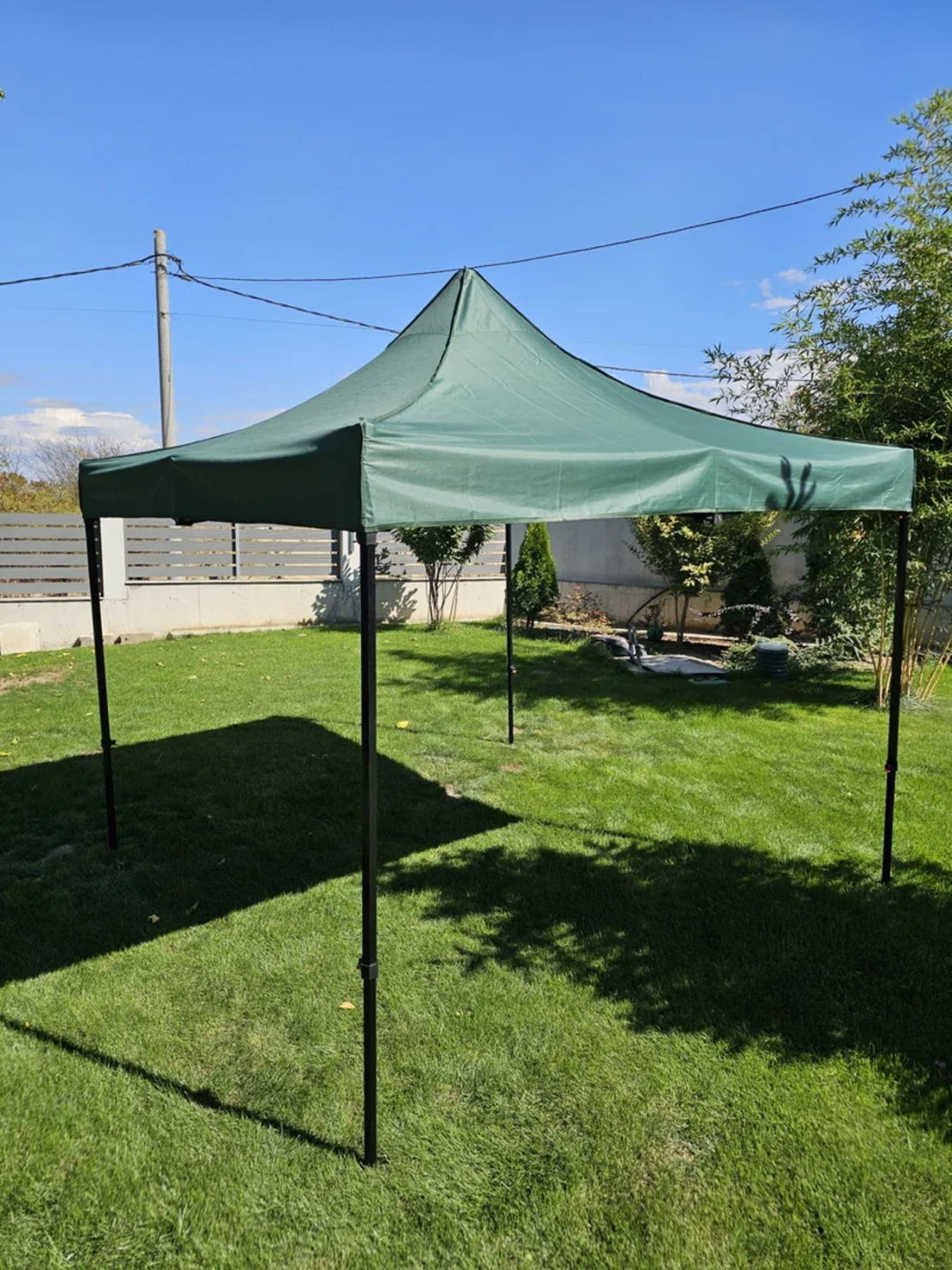 НЕМСКА Сгъваема Градинска Шатра Тип Хармоника + ЛЕД ФЕНЕР