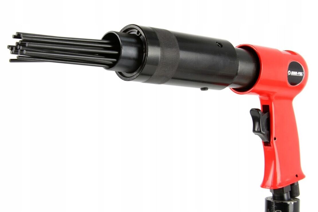 НЕМСКИ Пневматичен Иглен Чук МAR-POL 19 игли 6.3 бара + ЛЕД ФЕНЕР