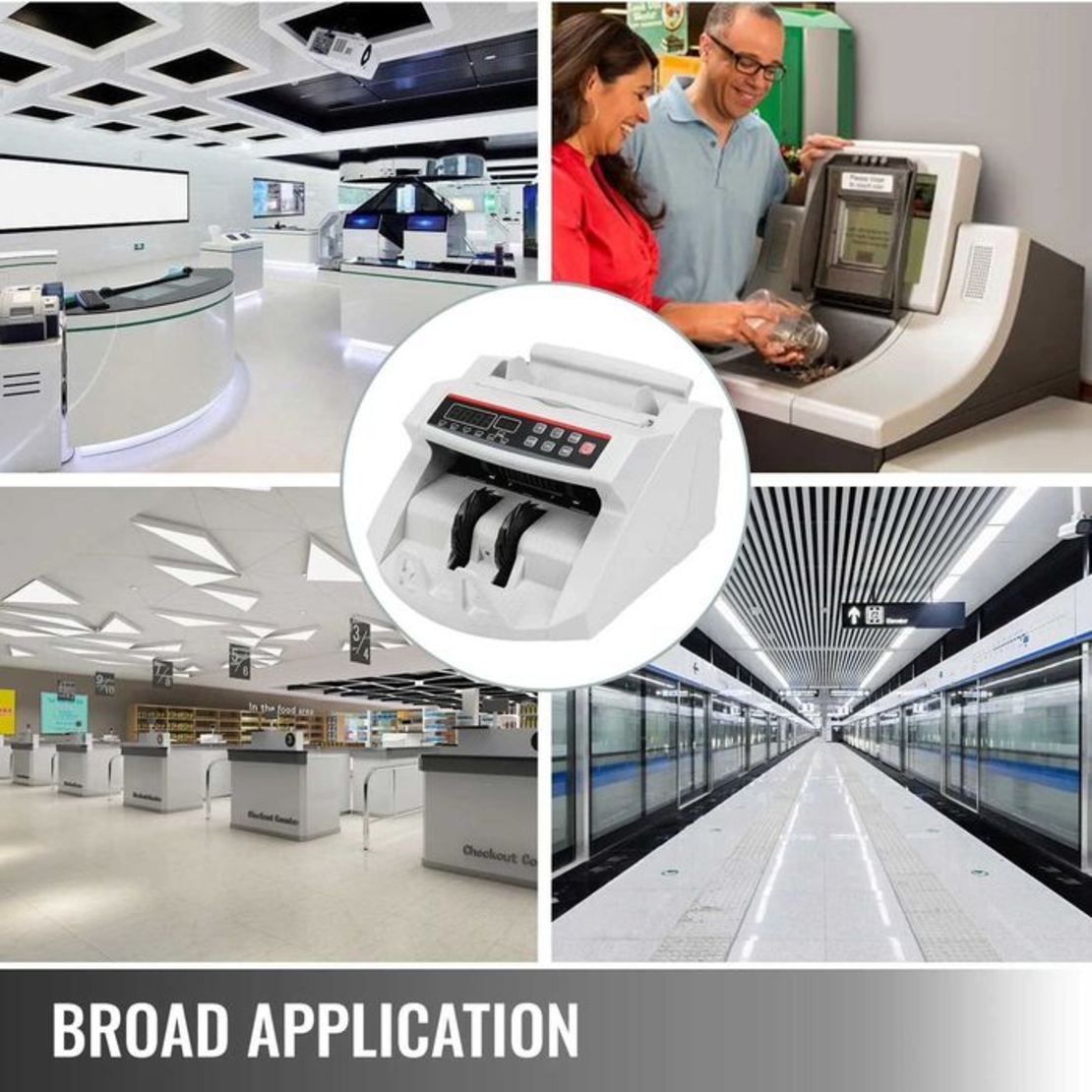 НЕМСКИ Брояч на банкноти с LED дисплей + Подарък ЛЕД ФЕНЕР