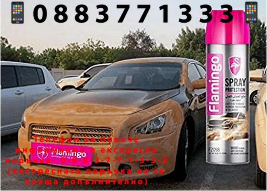 НЕМСКИ Защитен спрей за боя против мръсотия 450ml F2098 + ЛЕД ФЕНЕР