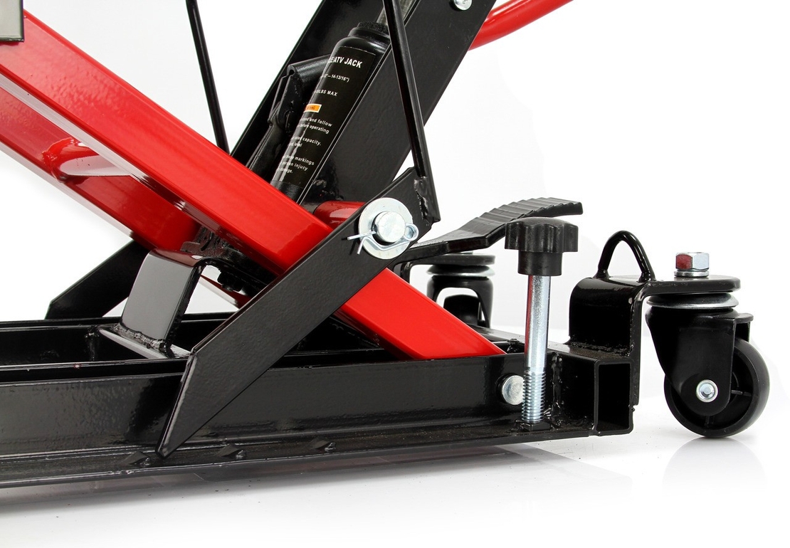 НЕМСКИ Хидравличен Сервизен Крик за Мотори и ATV Стойка Мотор АТВ HAWEK Полша + ЛЕД ФЕНЕР