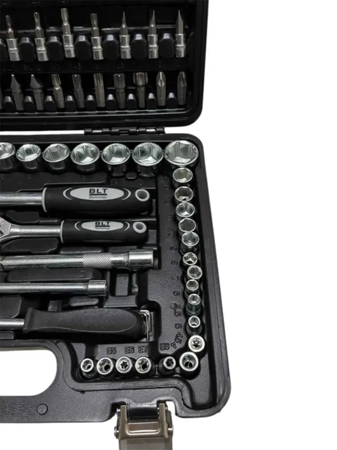 НЕМСКО Гедоре 108 Части 1/4“ & 3/8“ BLT Werkzeuge + ЛЕД ФЕНЕР