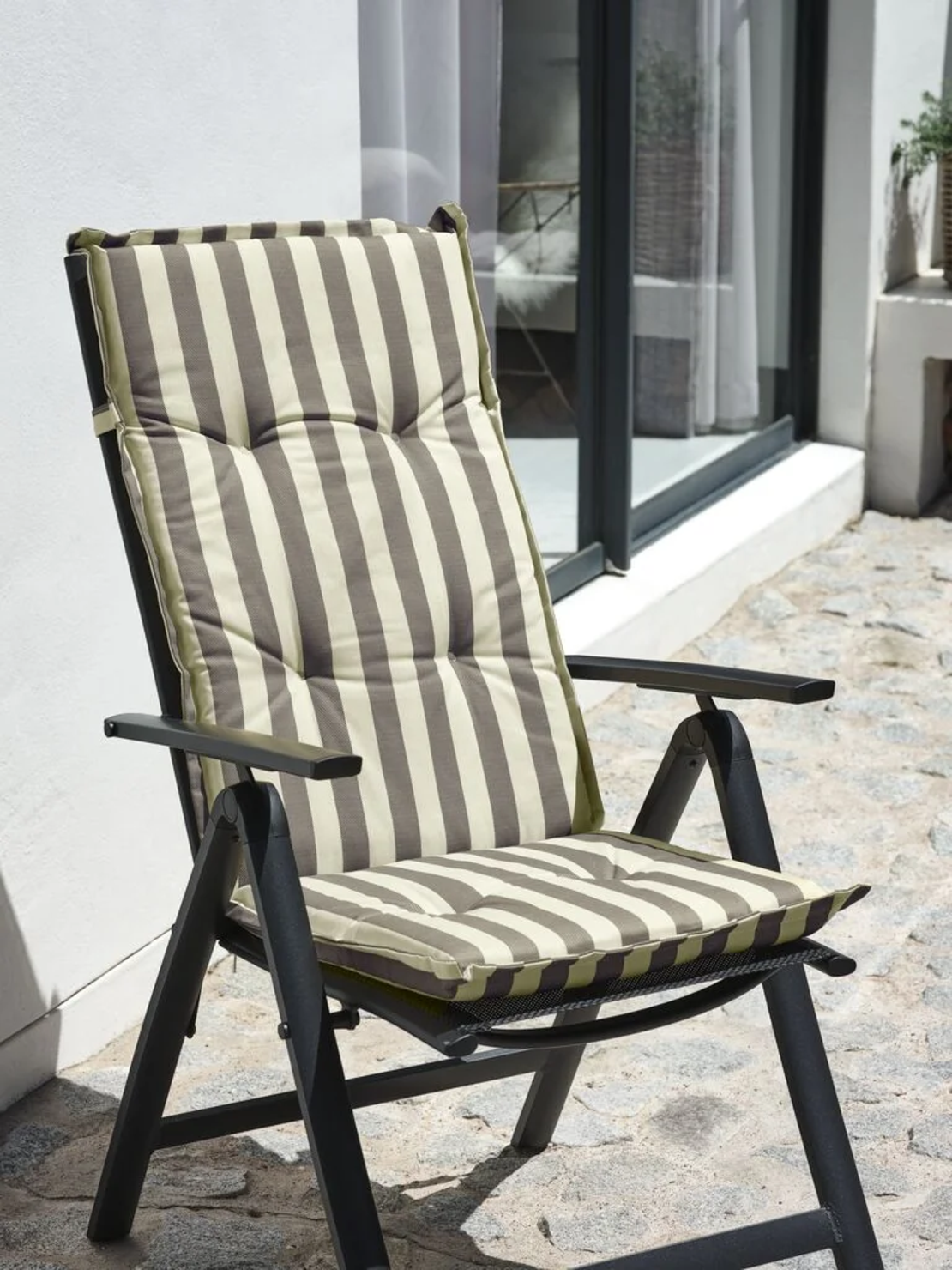 НЕМСКИ Градинска Възглавница Лукс За Столове/Шезлонги 2 бр + ЛЕД ФЕНЕР