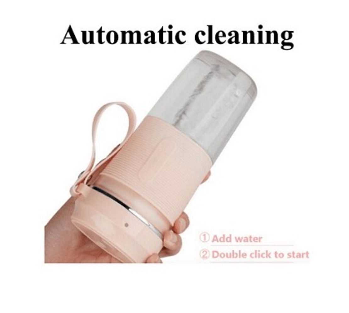 НЕМСКИ Преносима чаша миксер KLP-08 с USB кабел , 450ml, 35W + ЛЕД ФЕНЕР