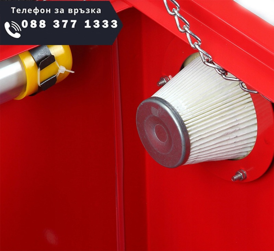 НЕМСКА Полска Пясъкоструйка кабина пясъкоструйна камера 90 литра Mar-Pol + ЛЕД ФЕНЕР