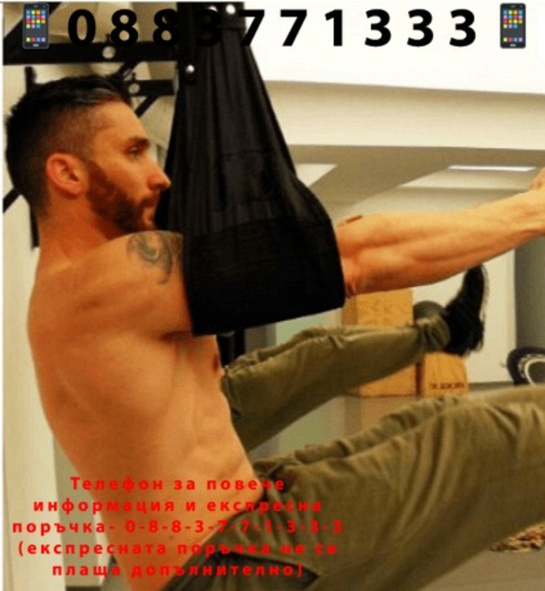 НЕМСКИ Каишки за коремни преси за вертикална употреба, Здрави презрамки + ЛЕД ФЕНЕР