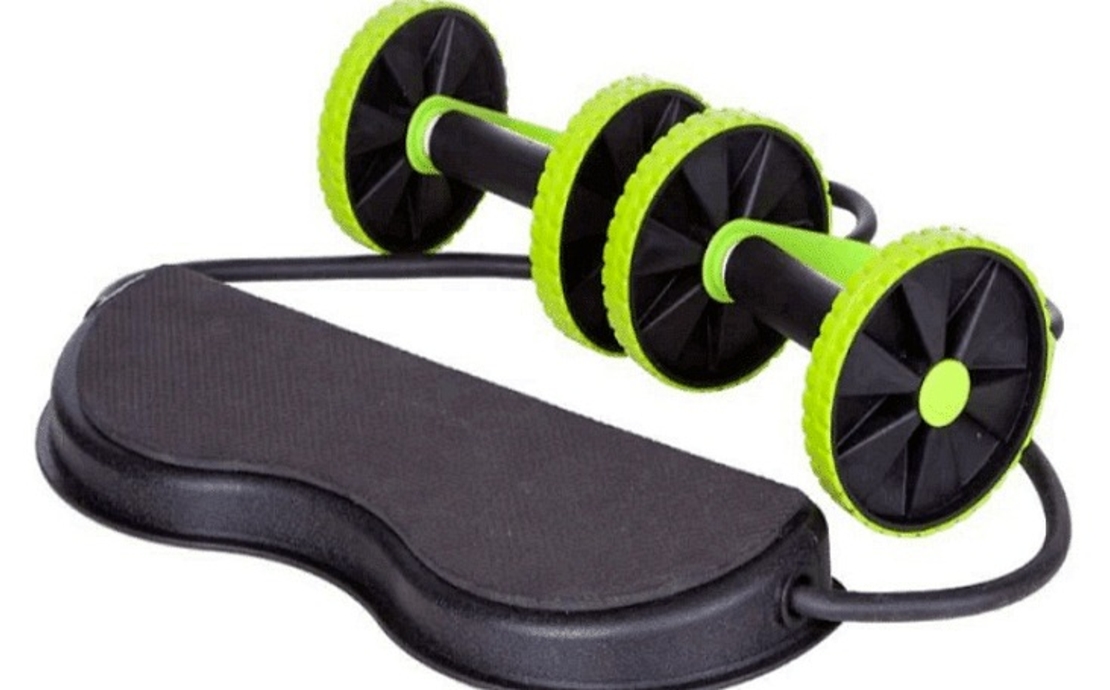 НЕМСКИ Уред за домашен фитнес с 6 различни нива на трудностМаксимално натоварване 110 кг, 13×41.5×14.6 см + ЛЕД ФЕНЕР.