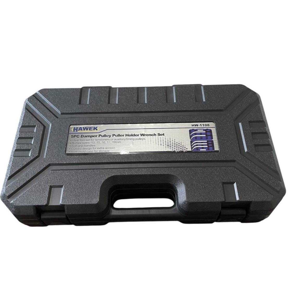 НЕМСКО Ключове за Клинов и Зъбчат Ремък 5 части HAWEK Комплект HW-1108 + ЛЕД ФЕНЕР