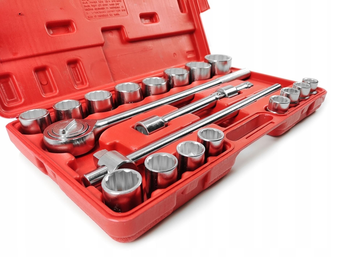 НЕМСКО Гедоре 21 части 3/4 6-стенен или 12-стенен 19-50мм Mar-Pol + ЛЕД ФЕНЕР