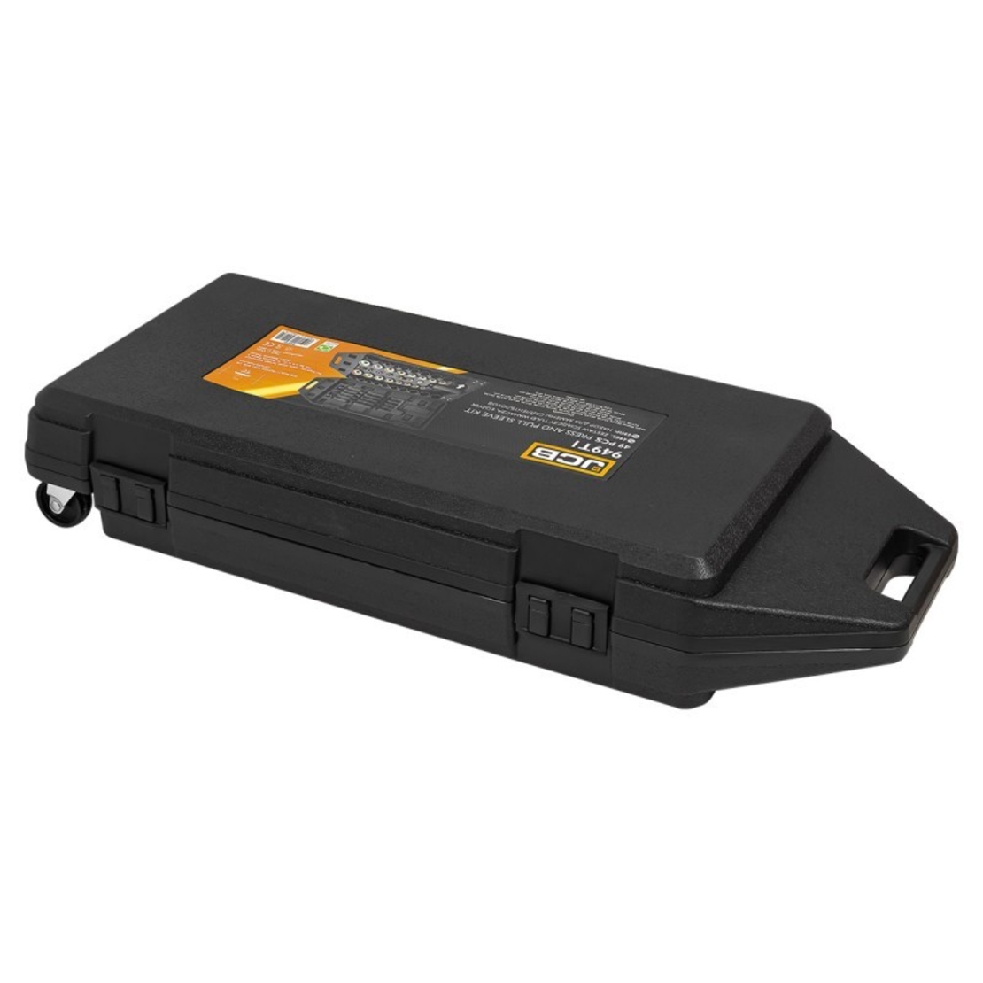 НЕМСКИ Хидравличен Комплект за Монтаж и Демонтаж на Шарнири Селенови Втулки Лагери Семеринги и други 49 части JCB JCB-949T1 + ЛЕД ФЕНЕР