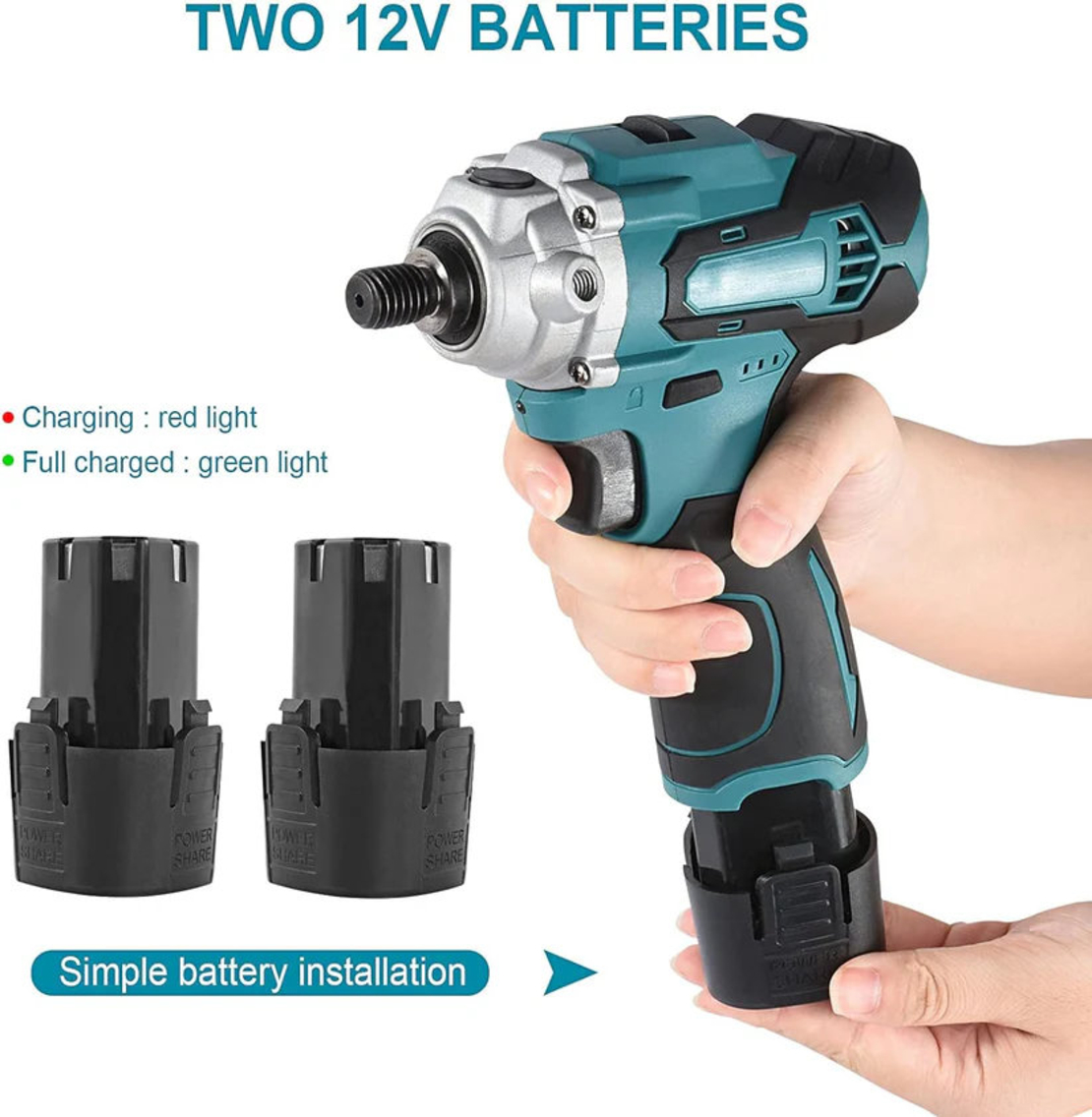 НЕМСКА Акумулаторна Полирмашина Werstil 12V + Подарък ЛЕД ФЕНЕР