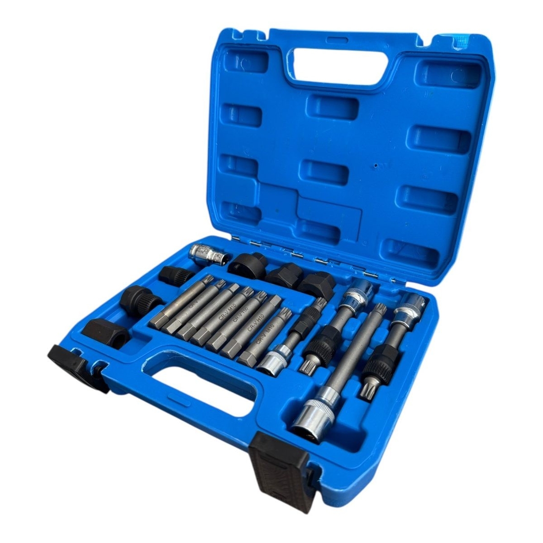 НЕМСКИ КОМПЛЕКТ ВЛОЖКИ ЗА ШАЙБИ НА АЛТЕРНАТОРИ 18 ЧАСТИ HAWEK HW-1126 + ЛЕД ФЕНЕР