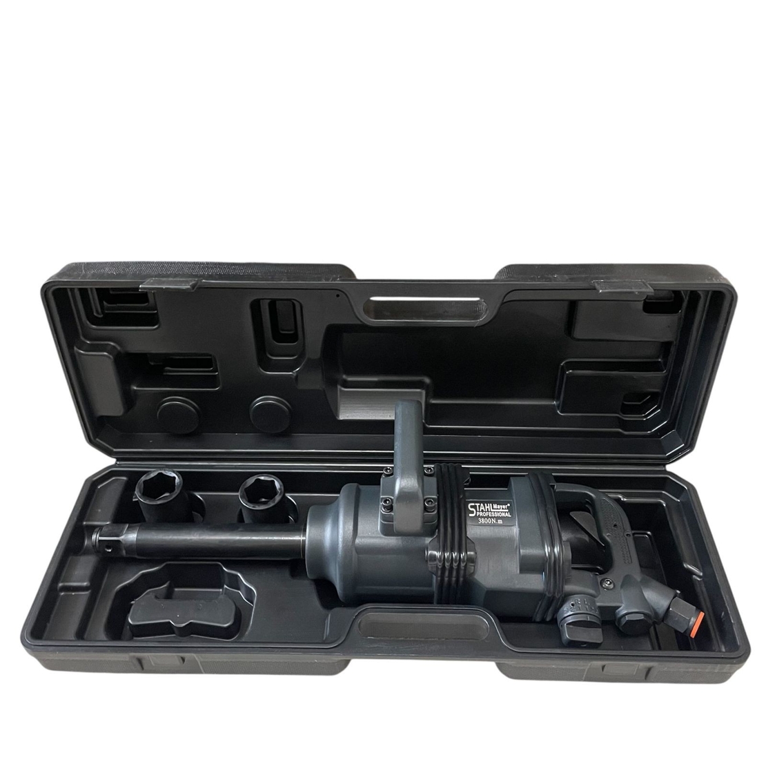 НЕМСКИ Пневматичен Ударен Гайковерт 1″ цол 3800Nm STAHLMAYER с дълъг шпиндел + ЛЕД ФЕНЕР