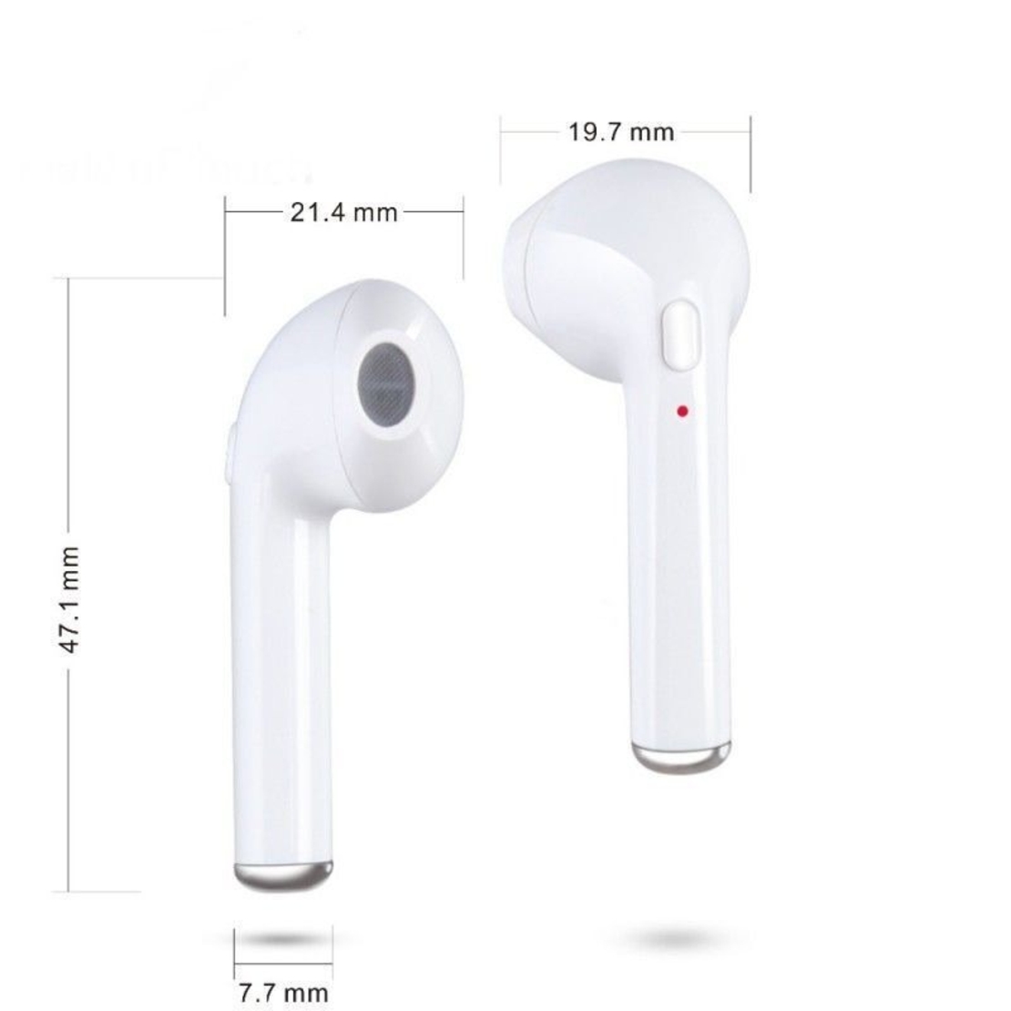 НЕМСКИ AirPods Bluetooth Слушалки i12 TWS 3D + ЛЕД ФЕНЕР