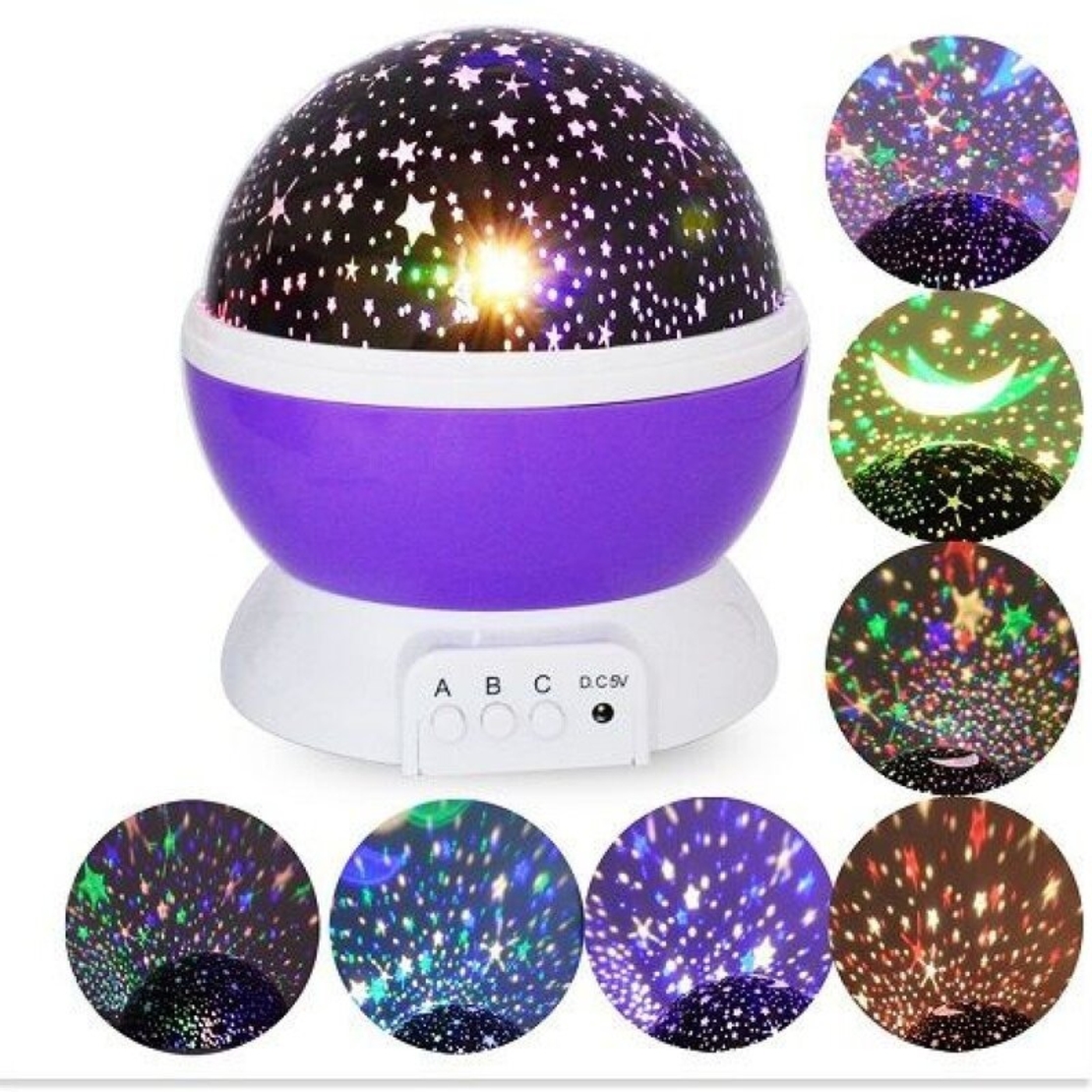 НЕМСКО Лампа проектор звездно небе Star Master + ЛЕД ФЕНЕР