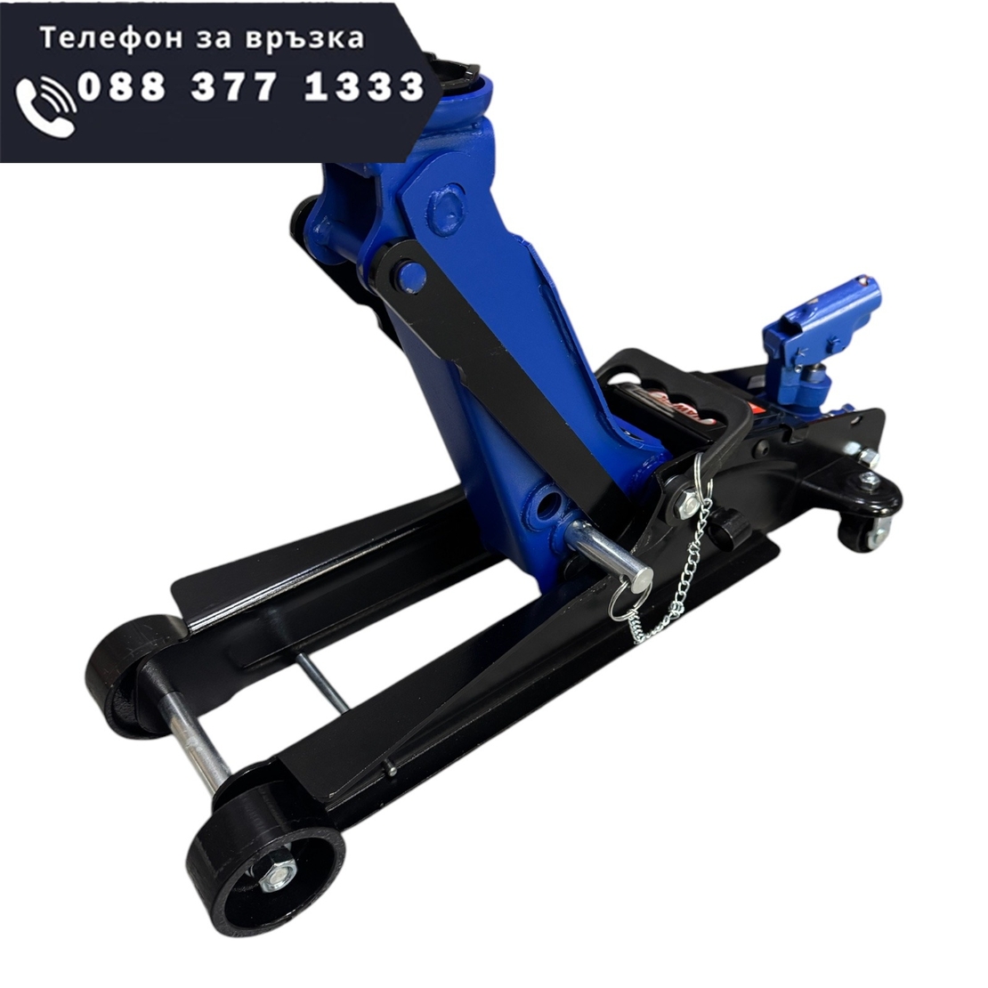 НЕМСКИ Нископрофилен Крик 3 тона 85 – 380мм С ВЪРТЯЩА ДРЪЖКА И ЗАЩИТА HAWEK HW-1141 Крокодил + ЛЕД ФЕНЕР