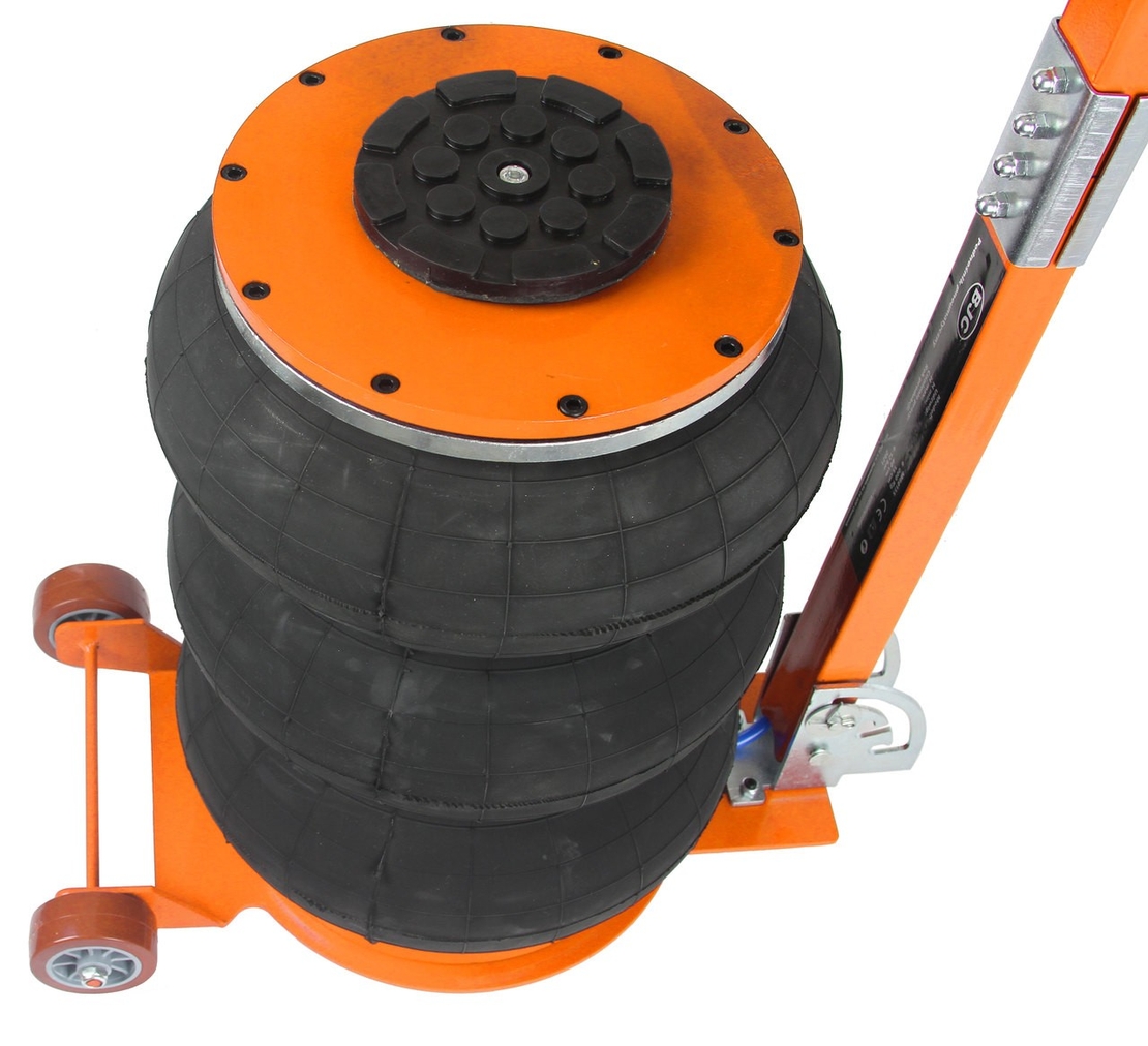 НЕМСКИ Пневматичен Крик балон 6 тона 6000кг BJC + ЛЕД ФЕНЕР