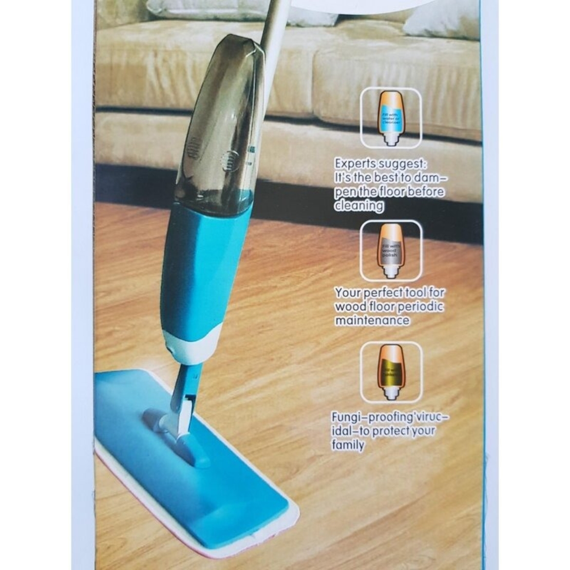 НЕМСКИ Спрей Моп Healthy Spray + ЛЕД ФЕНЕР