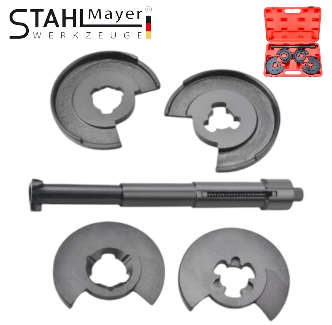 НЕМСКИ Скоби за Пружини 5 Части Комплект за MERCEDES BENZ STAHLMAYER в куфар + ЛЕД ФЕНЕР