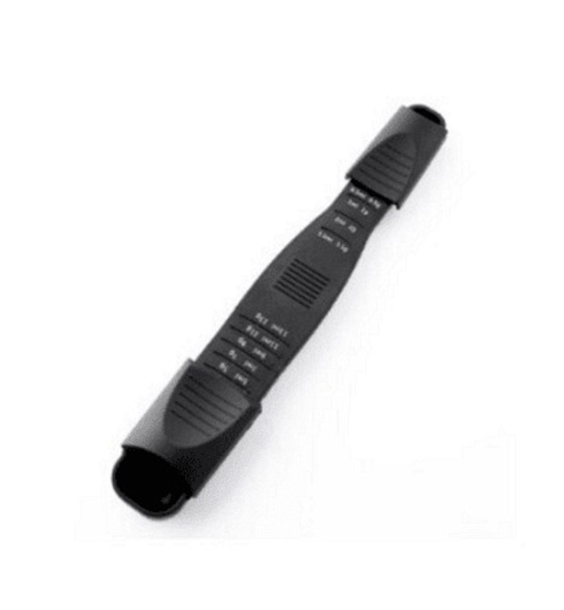 НЕМСКА Регулируема кухненска мерителна лъжица 22 х 3,5 х 2 см, Лесна за употреба, Черна + ЛЕД ФЕНЕР