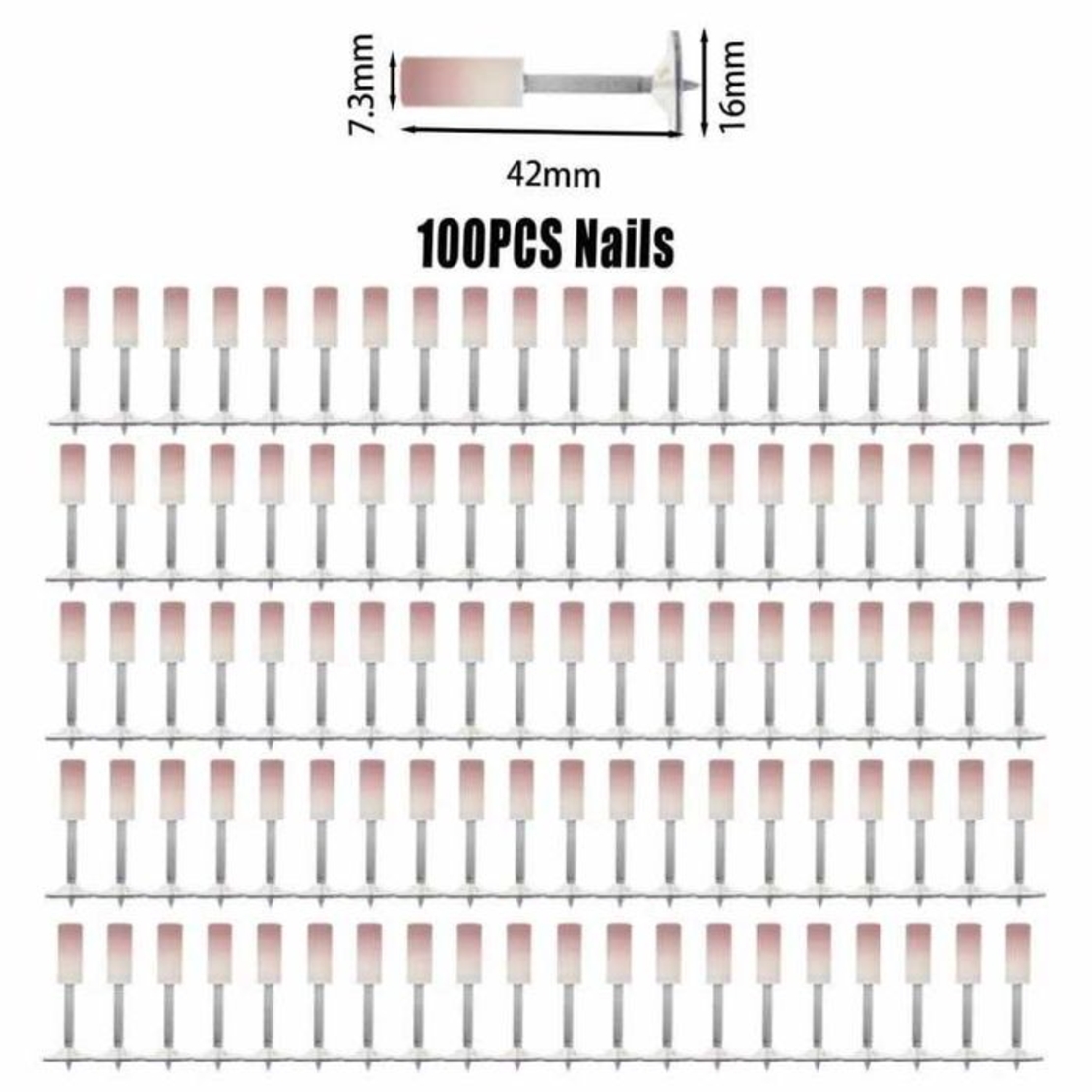 НЕМСКИ Професионален Пистолет За Пирони+100бр Пирони IRON512+ЛЕД ФЕНЕР