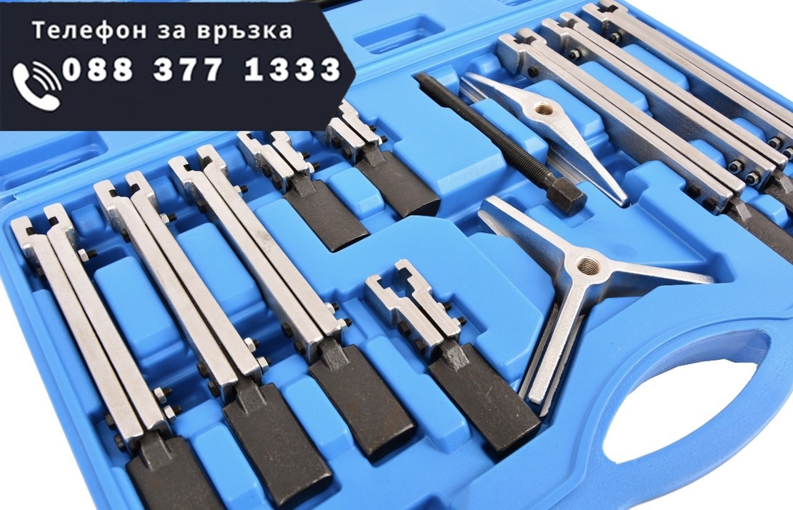 НЕМСКИ КОМПЛЕКТ ЗА ИЗБИВАНЕ НА ЛАГЕРИ 13 части HAWEK HW-1131 + ЛЕД ФЕНЕР