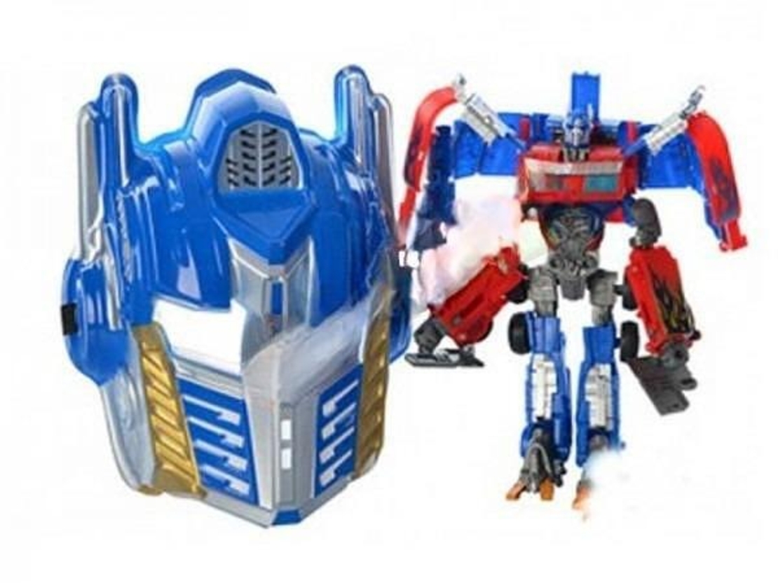 НЕМСКА Трансформърс играчка и маска + ЛЕД ФЕНЕР