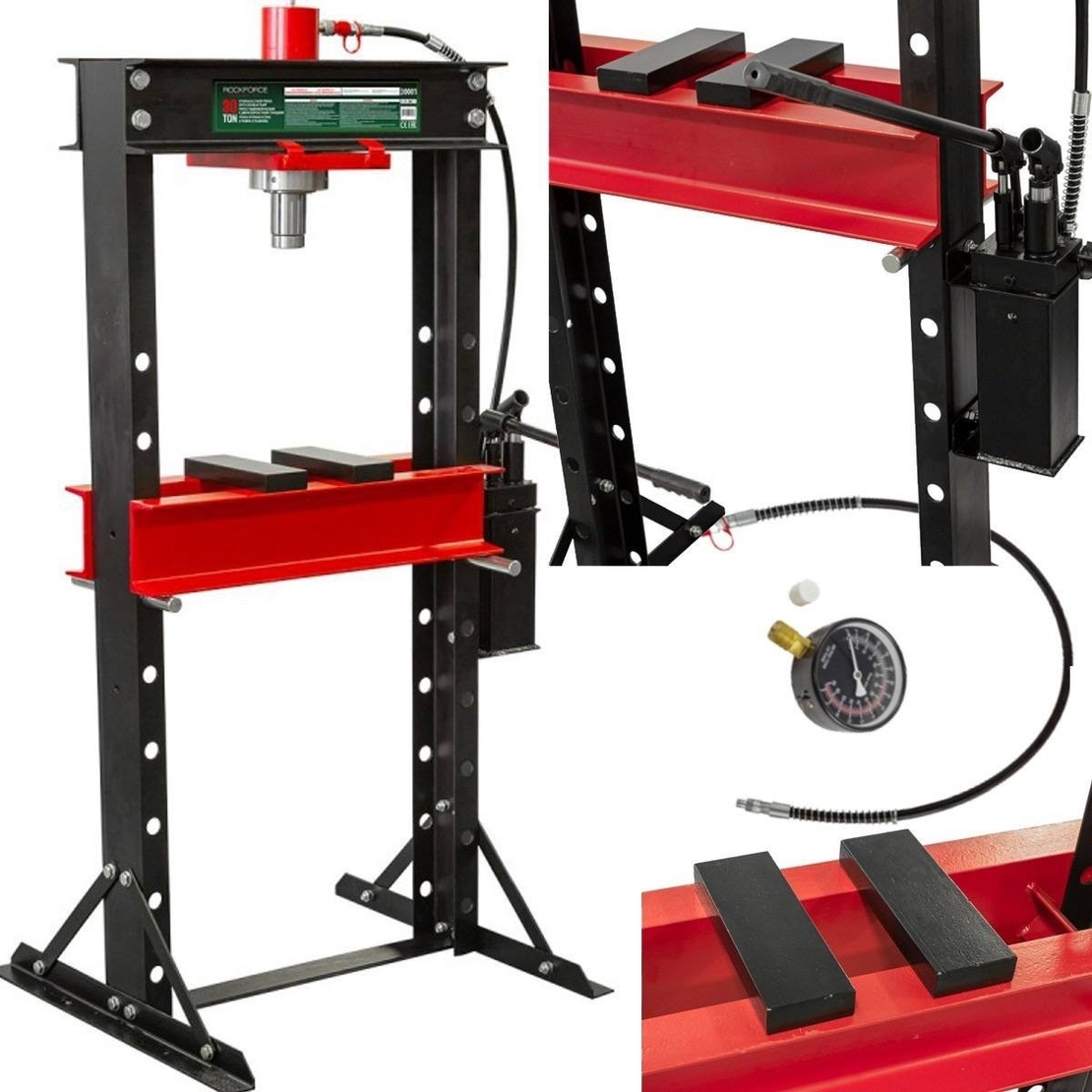 НЕМСКО Пневмо – Хидравлична Преса Пневматично 20 тона ROCKFORCE + ЛЕД ФЕНЕР