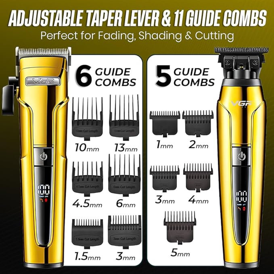 НЕМСКИ VGR V-694 – 3 в 1 Професионален Комбо Сет (Златен)