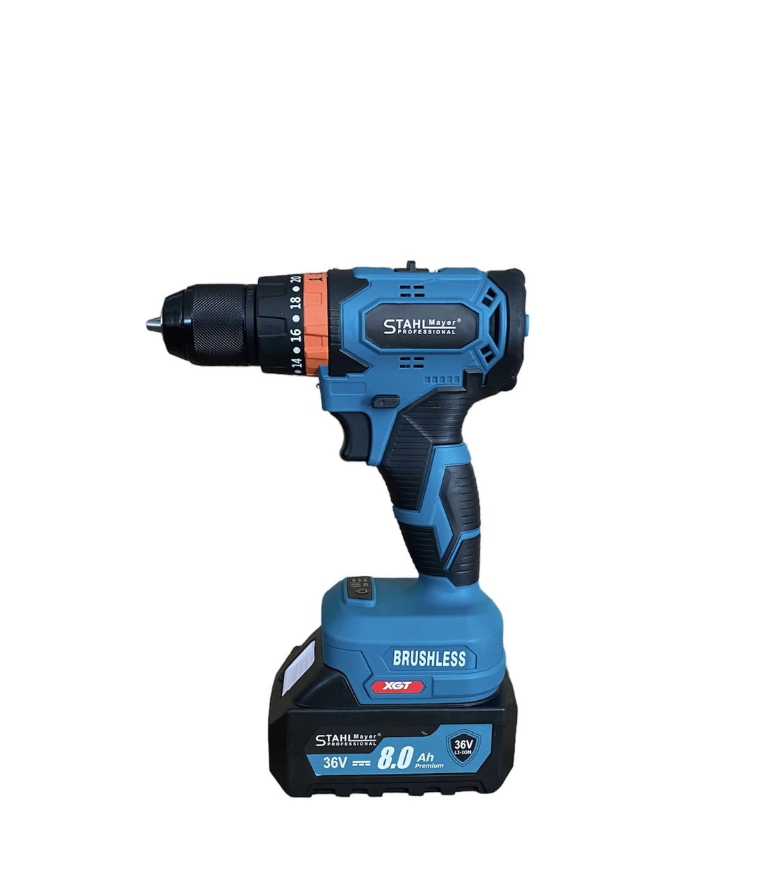 НЕМСКИ 4в1 Гайковерт Винтоверт Ъглошлайф 125мм и Перфоратор 36V 8,0AH ПРОМО КОМПЛЕКТ 3х Батерии и куфар Акумулаторни + ЛЕД ФЕНЕР