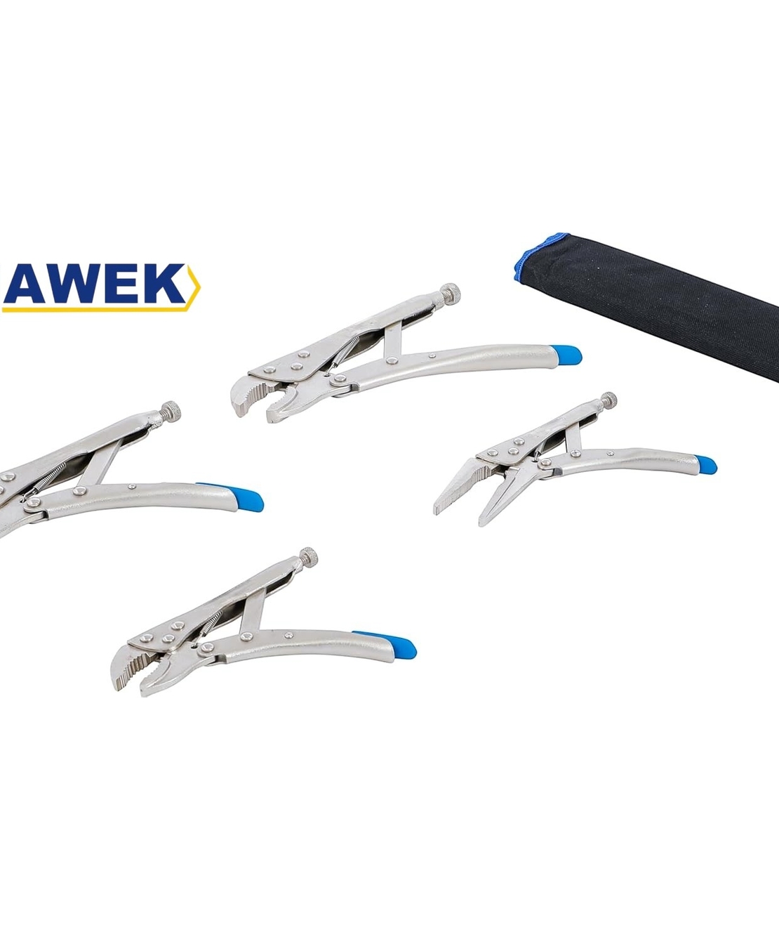 НЕМСКИ Клещи Чираци Комплект 4 части HAWEK Чирак HW-2035 + ЛЕД ФЕНЕР
