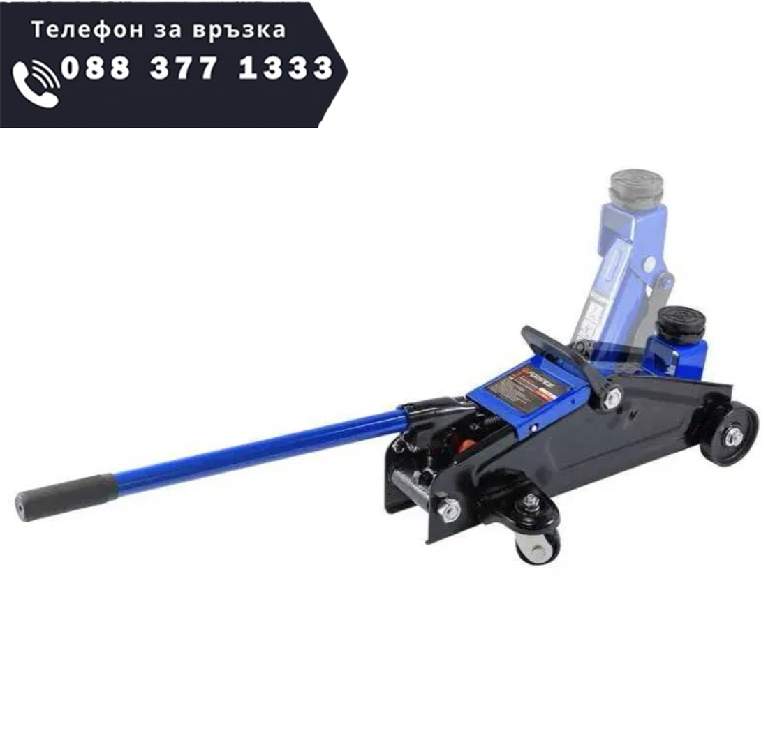 НЕМСКО ПРОМО Акумулаторен Комбиниран Гайковерт / Импакт и Хидравличен Крик 2 тона 135-320мм KRAFT ROYAL 36V 8,0AH 2 Батерии + ЛЕД ФЕНЕР