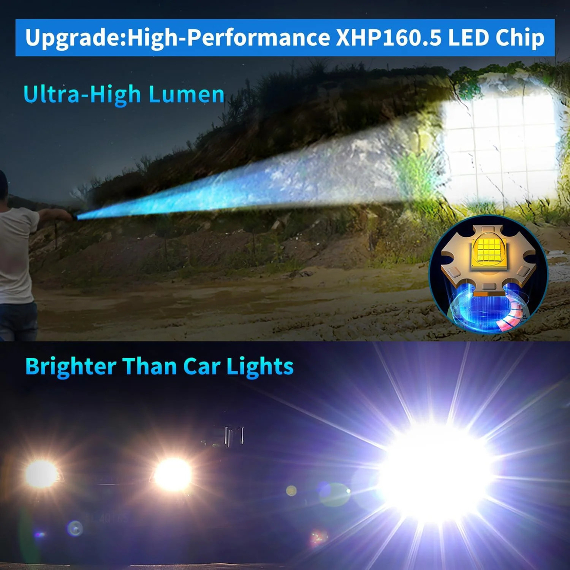 НЕМСКИ LumiForce X – Презареждаем LED Фенер + Подарък ЛЕД ФЕНЕР