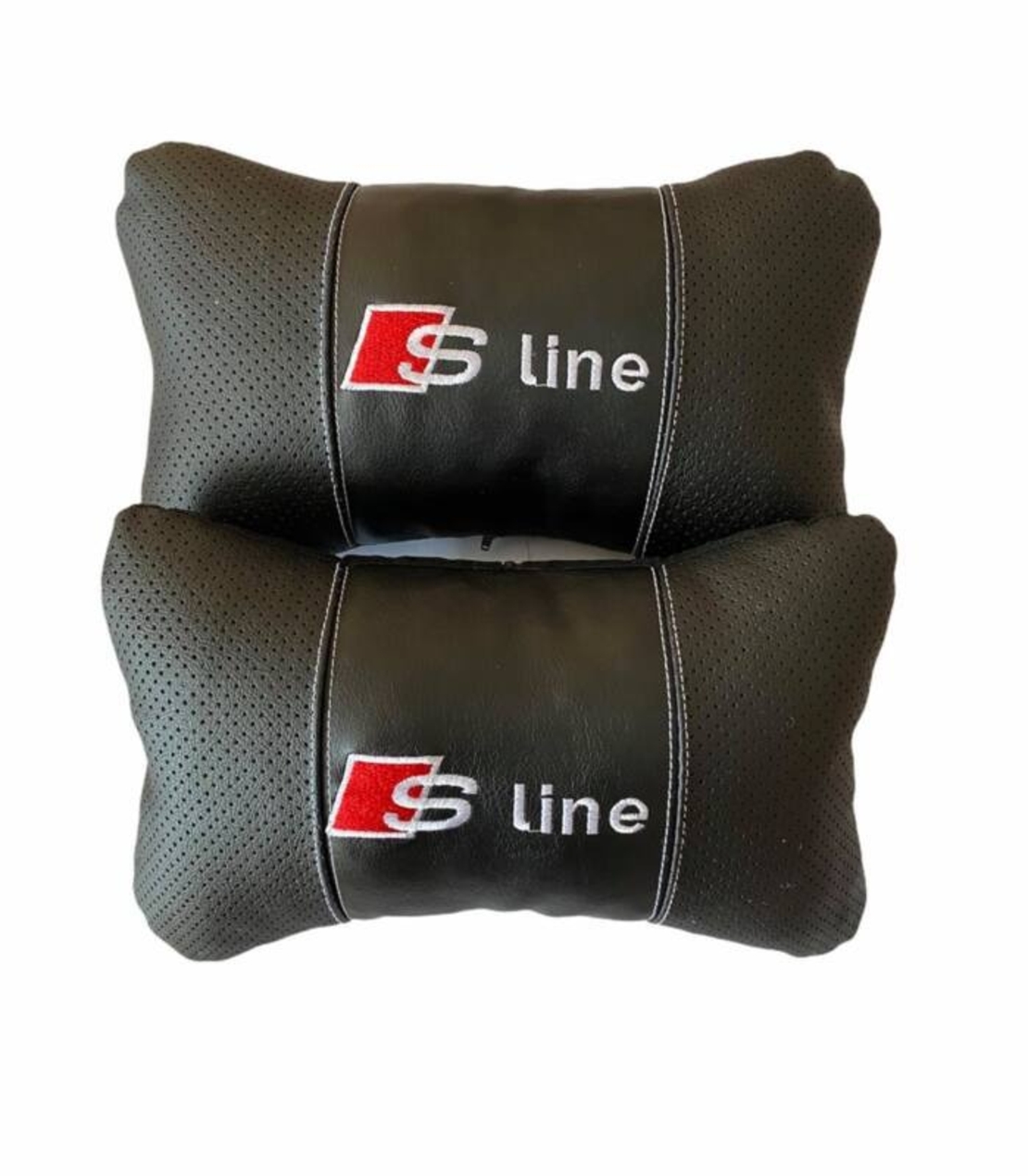 НЕМСКИ Авто ергономични възглавнички на марки автомобили 2бр. Комплект + ЛЕД ФЕНЕР